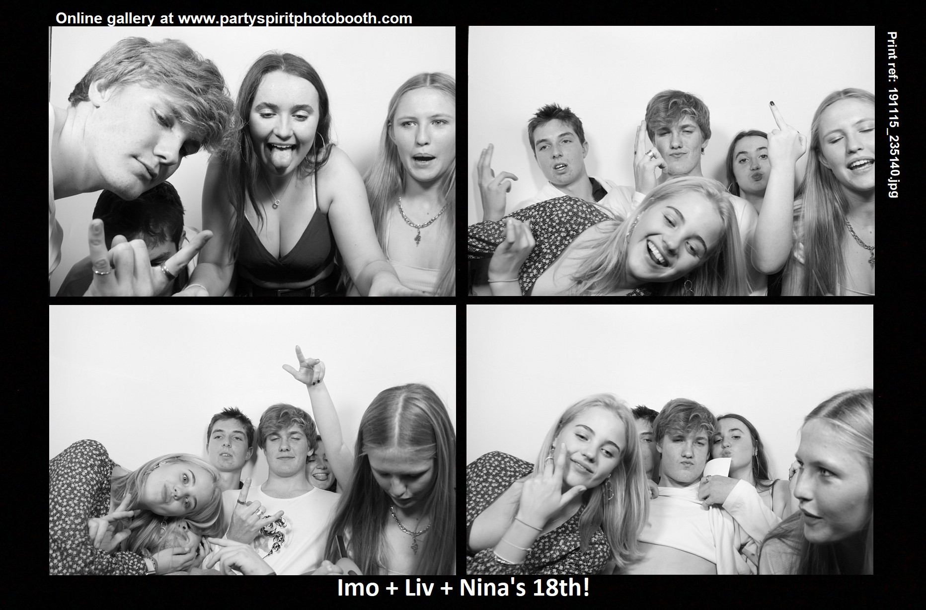 18th Birthday Party | View more photos from the event at gallery.partyspiritphotobooth.com/u/PartySpiritPhotoBooth/18th-Birthday-Party